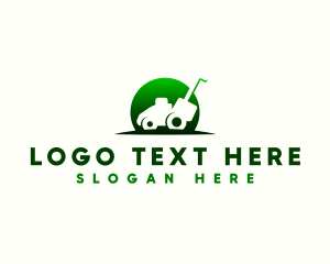 Landscape - Lawn Mower Trimmer logo design