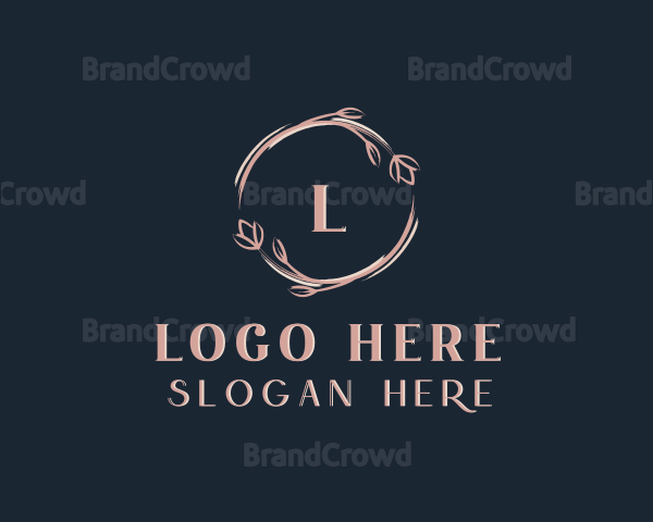 Floral Wreath Logo