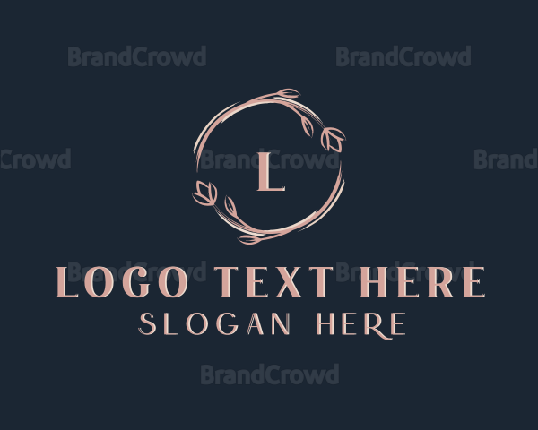 Floral Wreath Logo