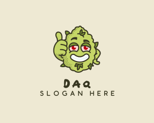 Tounge - Marijuana Organic Bud logo design