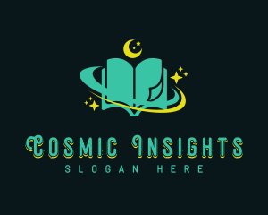 Astrology - Mystical Astrology Book logo design