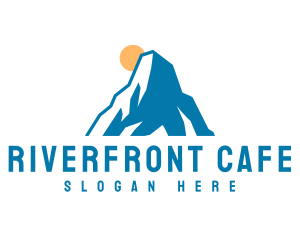 Riverside - Sun Mountain Summit logo design