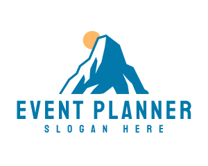 Scenery - Sun Mountain Summit logo design