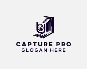 Dslr - Lens Camera Multimedia logo design