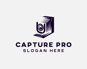 Dslr - Lens Camera Multimedia logo design