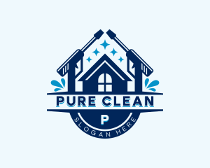 Pressure Washing Cleaner logo design