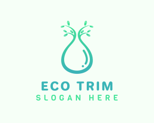 Eco Water Beverage logo design