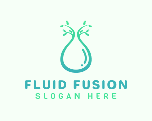 Eco Water Beverage logo design