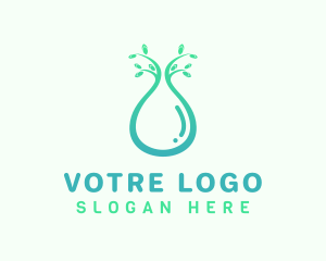 Rain - Eco Water Beverage logo design