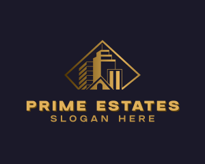 Property - House Building Property logo design