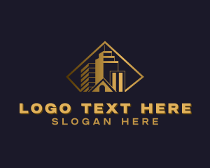 House Building Property Logo