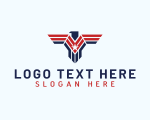 United States - Patriot American Eagle logo design