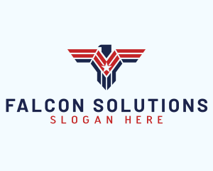 Patriot American Eagle logo design