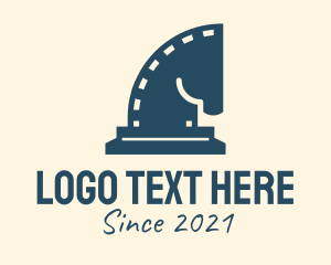 Chess - Blue Horse Chess logo design