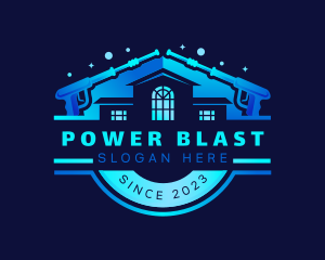 Power Wash Clean House logo design