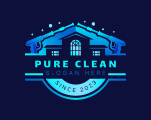 Power Wash Clean House logo design