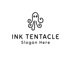 Octopus - Octopus Sketch Drawing logo design