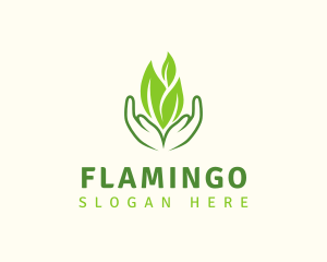 Planting - Eco Plant Hands logo design