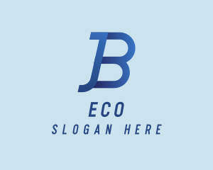 Simple Minimalist Letter JB Company Logo