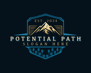 Mountain Peak Camp logo design