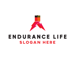 Endurance - Battery Electric Bolt logo design
