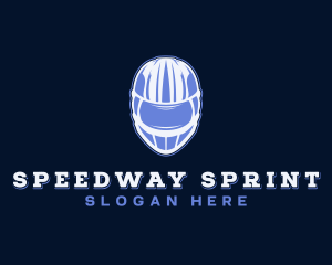 Motorbike Racing Helmet logo design