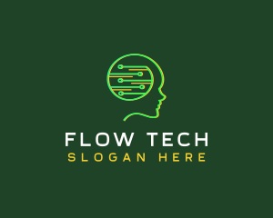 Tech Brain Technology logo design