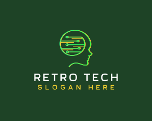 Tech Brain Technology logo design