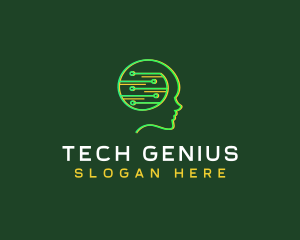 Tech Brain Technology logo design