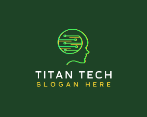 Tech Brain Technology logo design