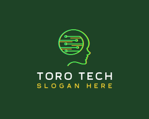 Tech Brain Technology logo design