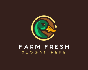 Wild Farm Duck  logo design