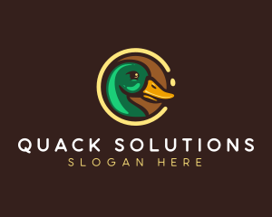 Duck - Wild Farm Duck logo design