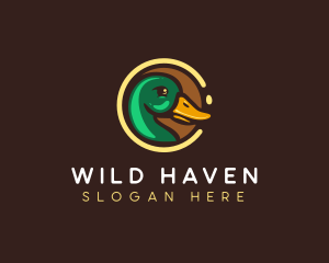 Wild Farm Duck  logo design