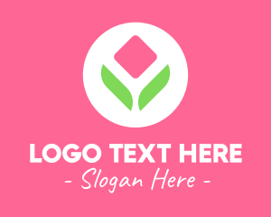 Pretty - Simple Tulip Flower logo design