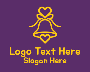 Yellow - Lovely Romantic Bell logo design