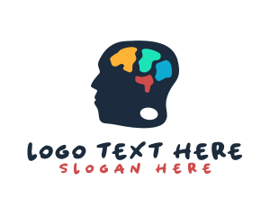 Color - Creative Imagination Head logo design