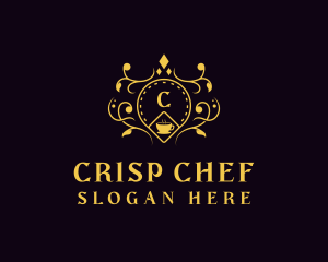 Luxury Cafe Restaurant logo design