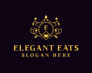 Luxury Cafe Restaurant logo design