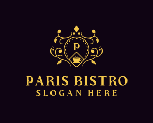 Luxury Cafe Restaurant logo design