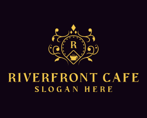 Luxury Cafe Restaurant logo design