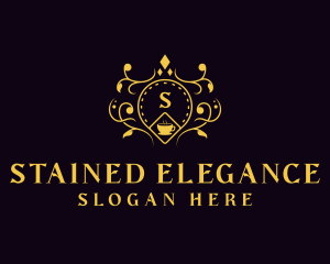 Luxury Cafe Restaurant logo design