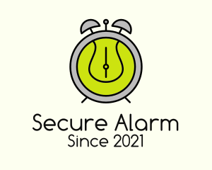 Alarm - Tennis Ball Alarm logo design