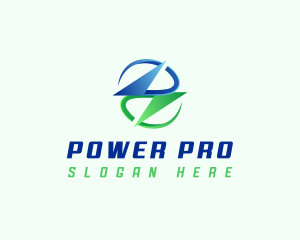 Utility - Lightning Electricity Power logo design