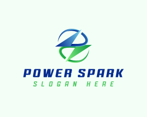 Electricity - Lightning Electricity Power logo design