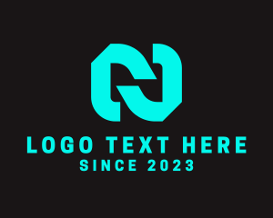 Networking - Software Company Letter N logo design