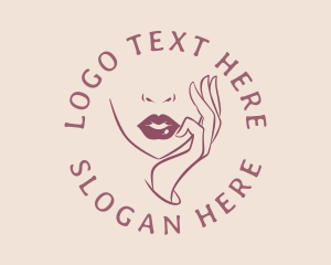 Mouth - Glamorous Lips Woman logo design