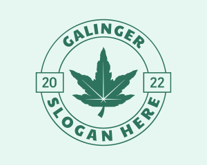 Dispensary - Organic Cannabis Herb logo design