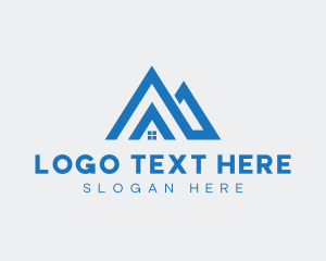 Interior Design - Realty Subdivision Letter A logo design