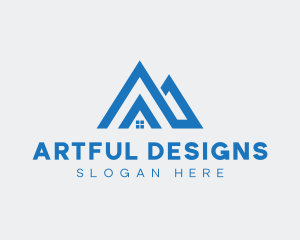 Realty Subdivision Letter A logo design